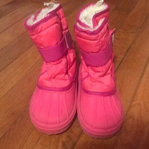 Toddler girls snow boots size 8